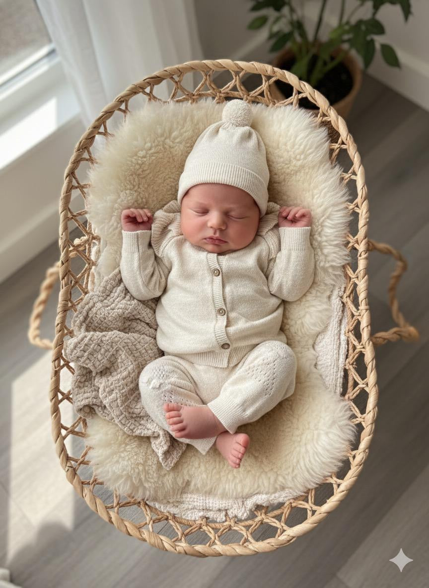 Kompletic iz 4 dela od antialergijske vune