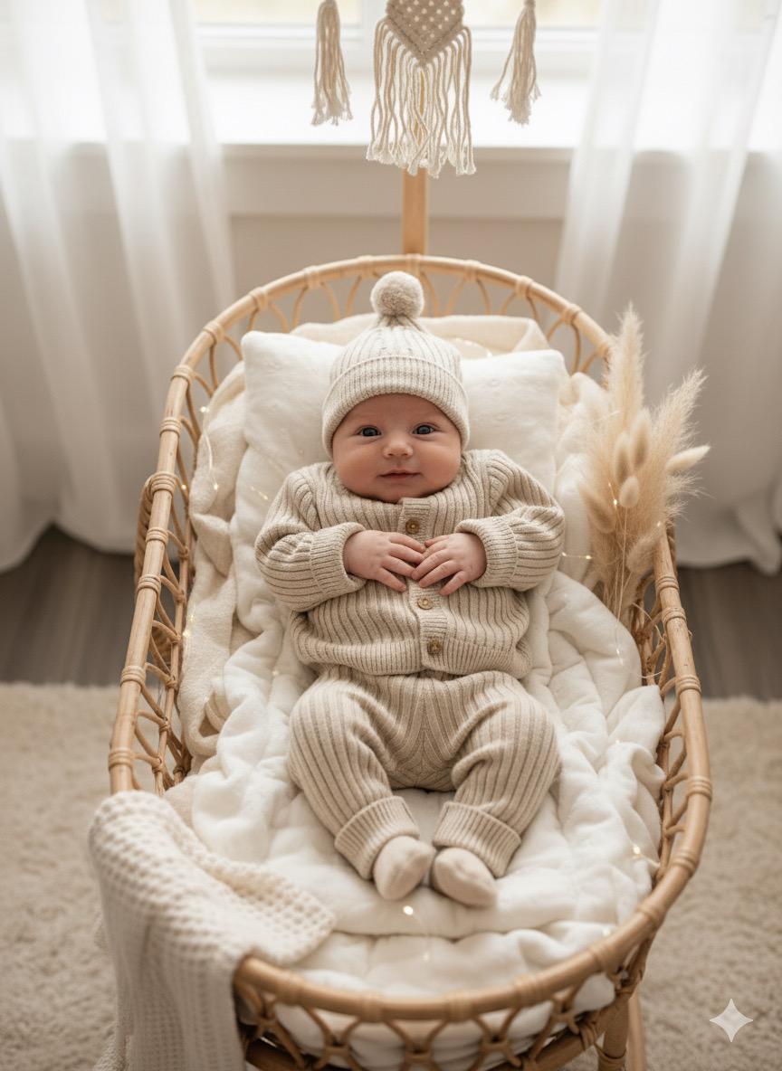 Pleteni komplet iz tri dela