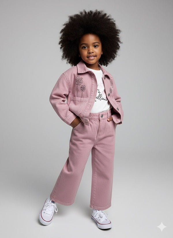 Trodelni teksas komplet iz 3 dela