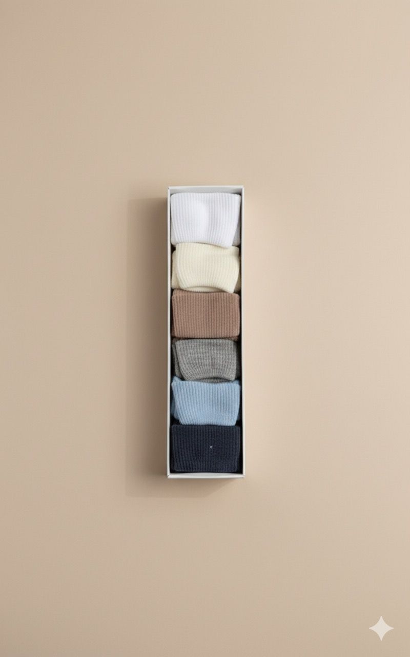 Čarapice od organskog pamuka 6 pari