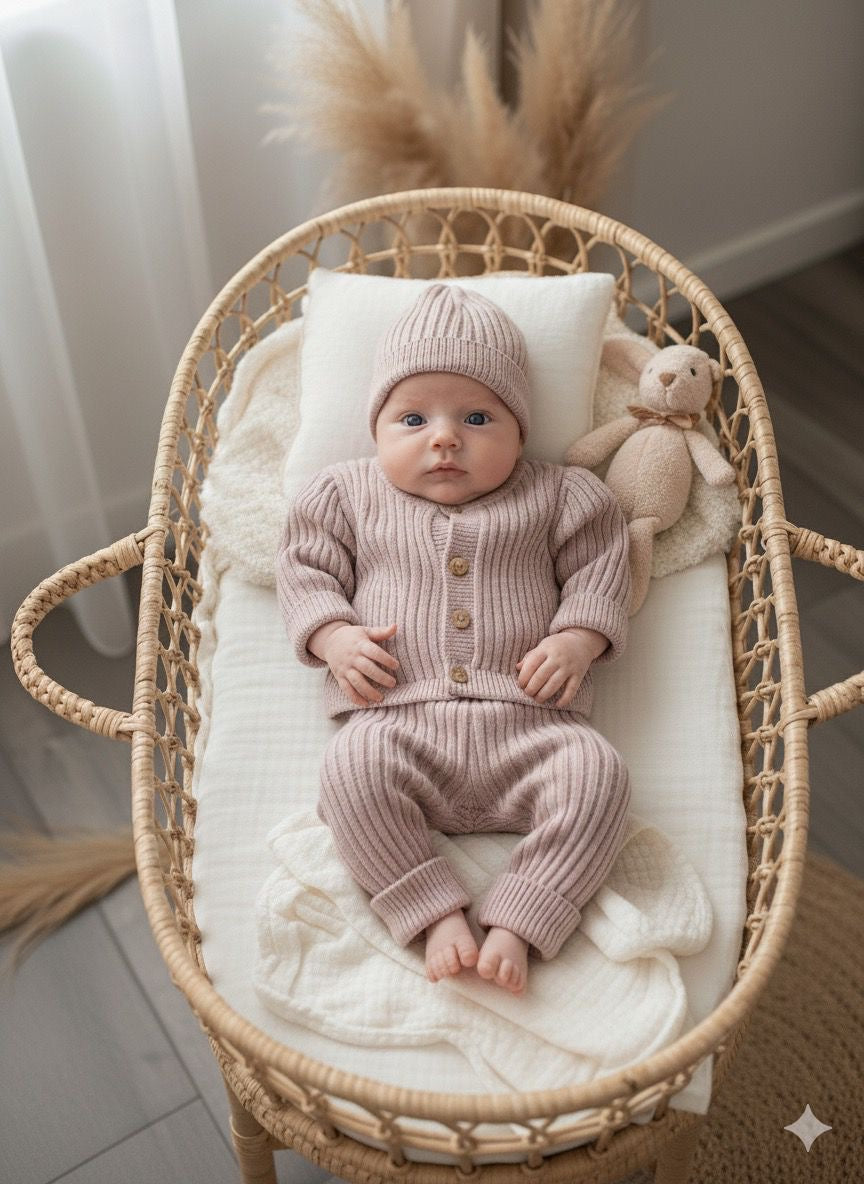 Pleteni komplet iz tri dela