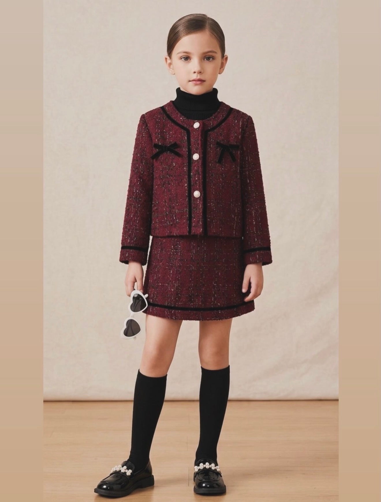 Elegantni kompletic sa suknjicom i kosuljicom