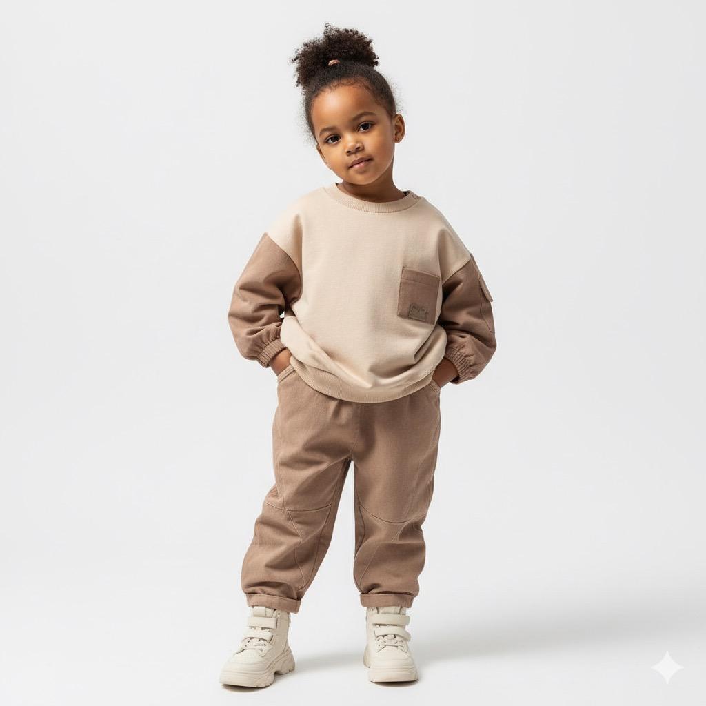 Komplet sa pantalonama i oversize duksom